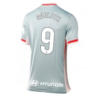 Atletico Madrid Alexander Sorloth #9 Replica Away Shirt Ladies 2024-25 Short Sleeve